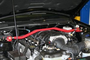 Ford Mustang Strut Brace - Front - UMI Performance - Adjustable - `05-`14